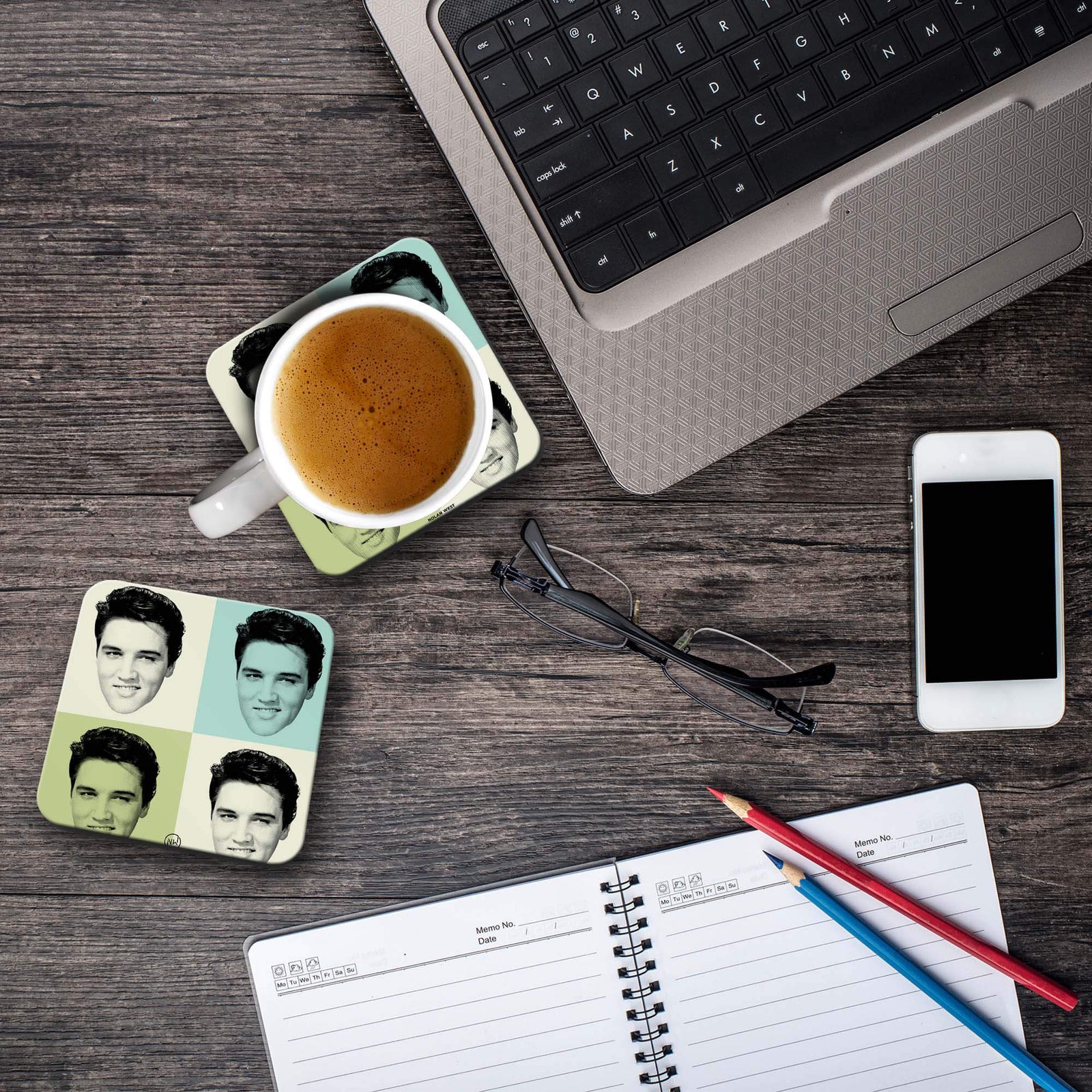 Nolan West Elvis Presley | Different Avatars Coasters-Image5
