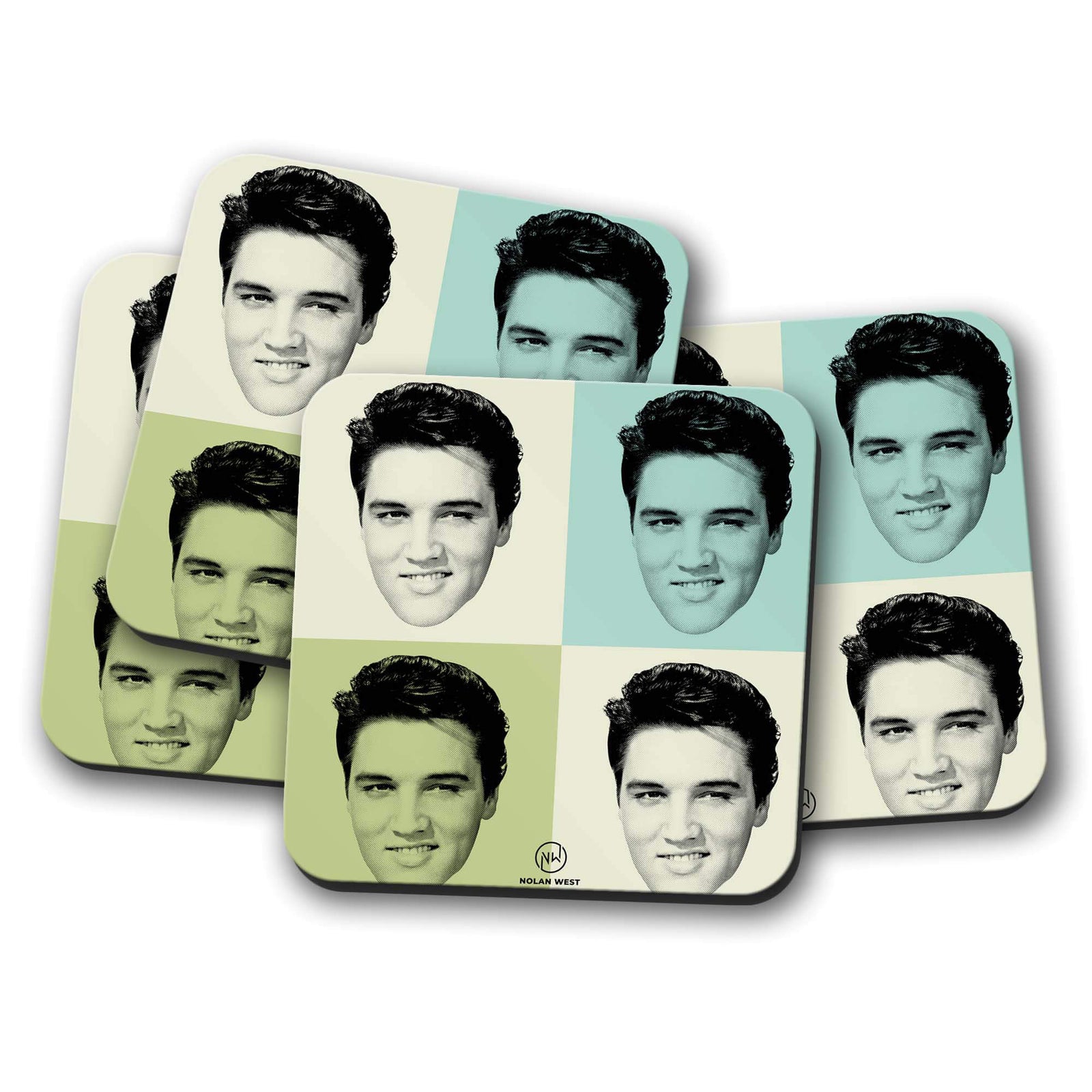 Nolan West Elvis Presley | Different Avatars Coasters