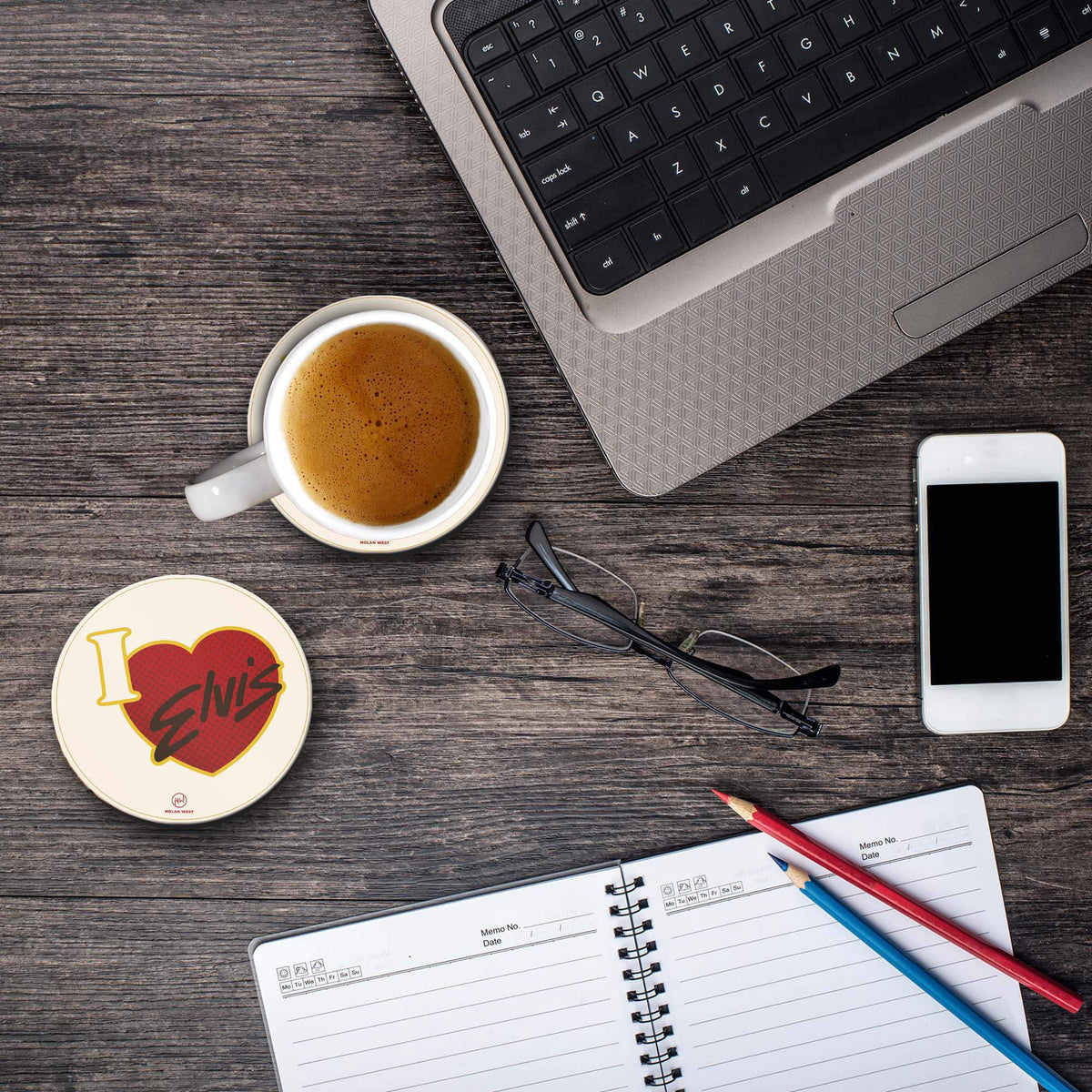 Nolan West Elvis Presley | I Love Elvis Coasters