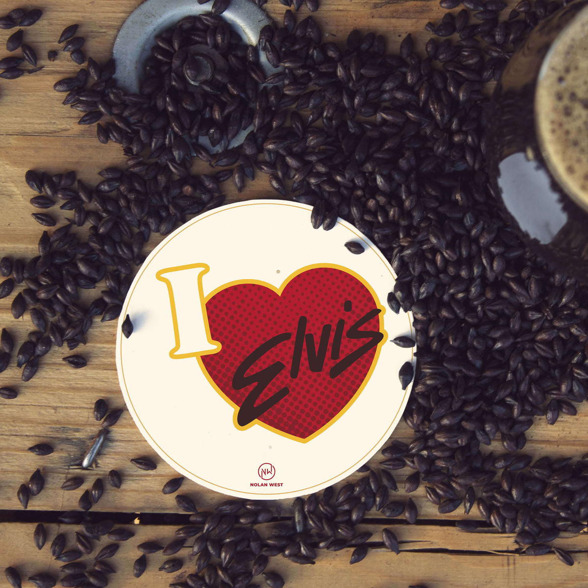 Nolan West Elvis Presley | I Love Elvis Coasters-Image7