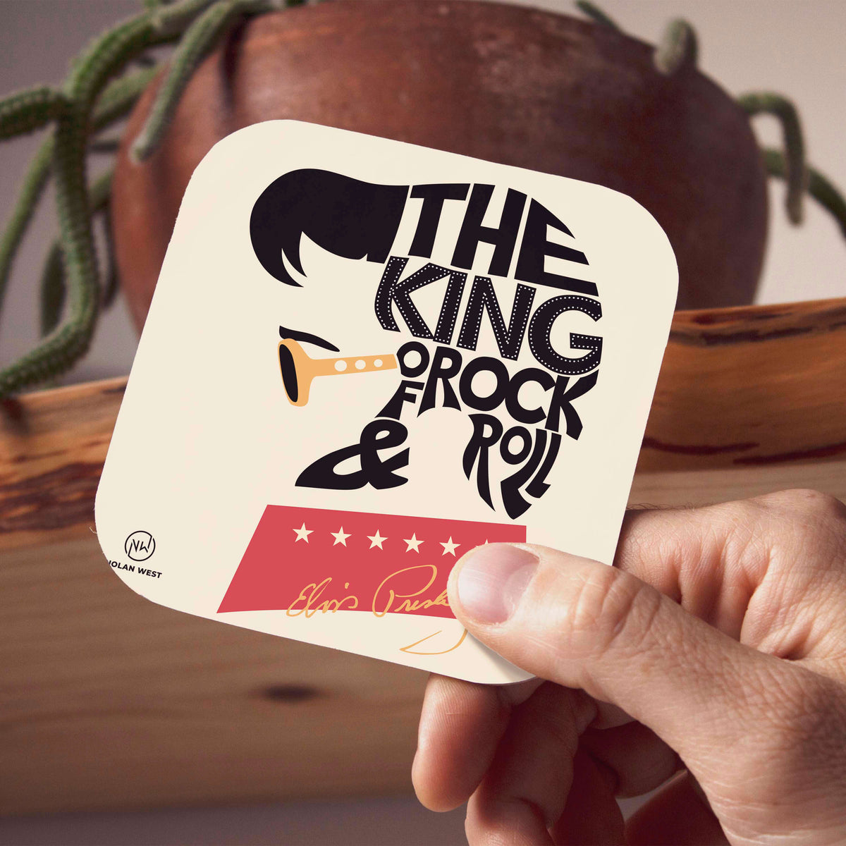 Nolan West Elvis Presley | The King Coasters-Image3