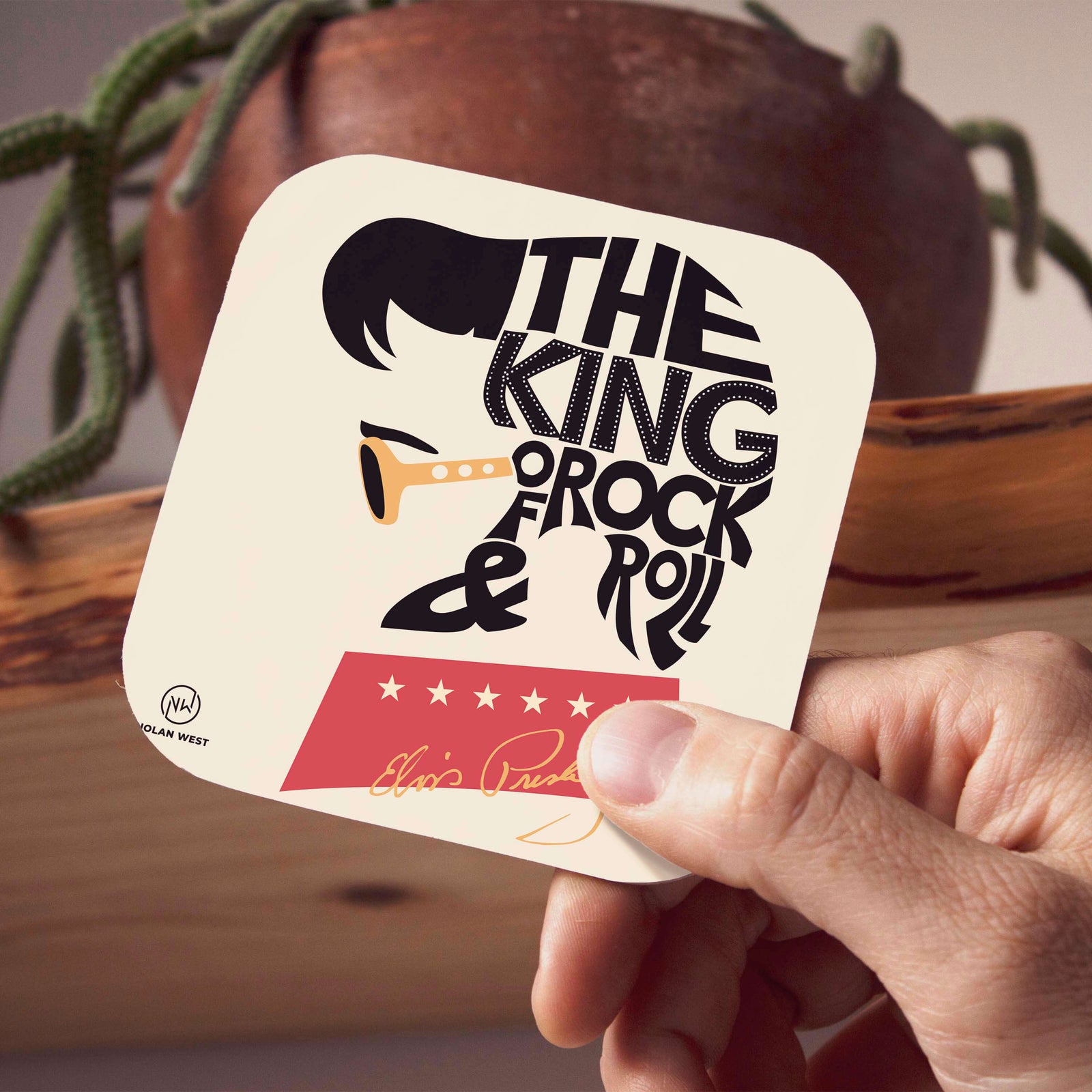 Nolan West Elvis Presley | The King Coasters-Image3