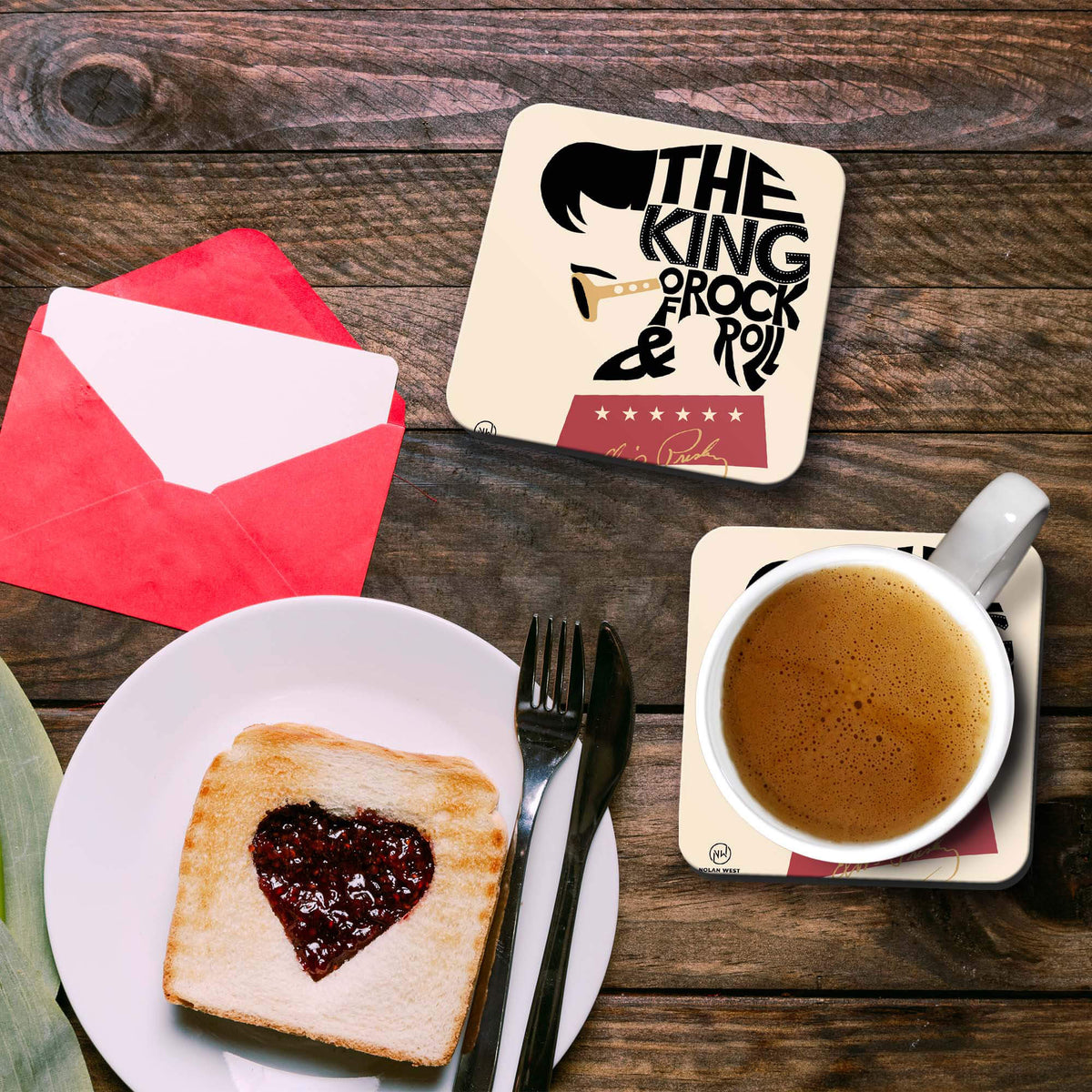 Nolan West Elvis Presley | The King Coasters-Image4