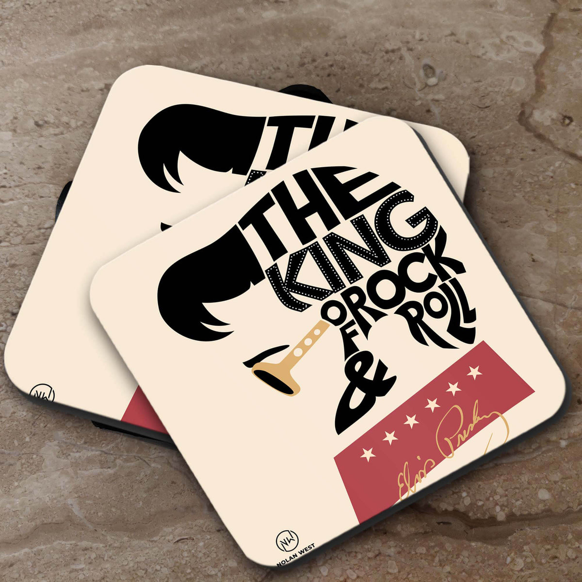 Nolan West Elvis Presley | The King Coasters-Image6