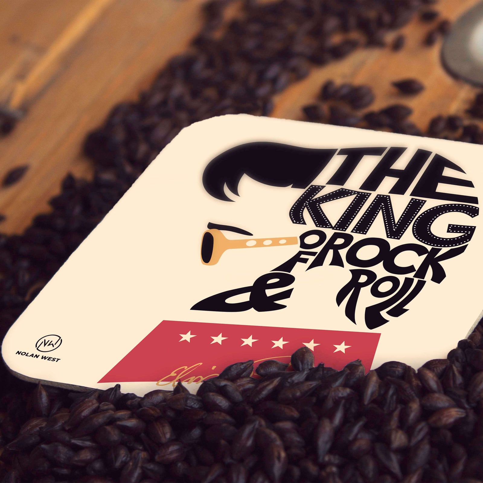 Nolan West Elvis Presley | The King Coasters-Image7