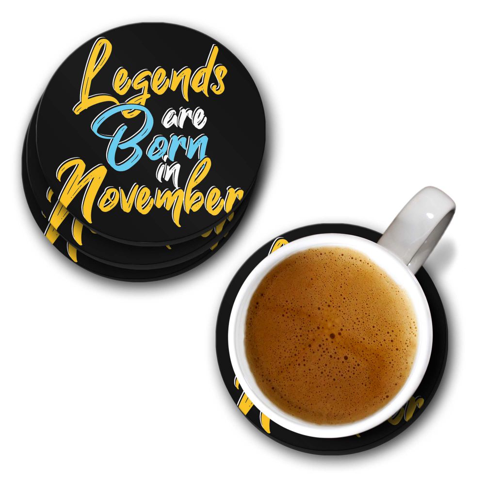 November Legends Coasters