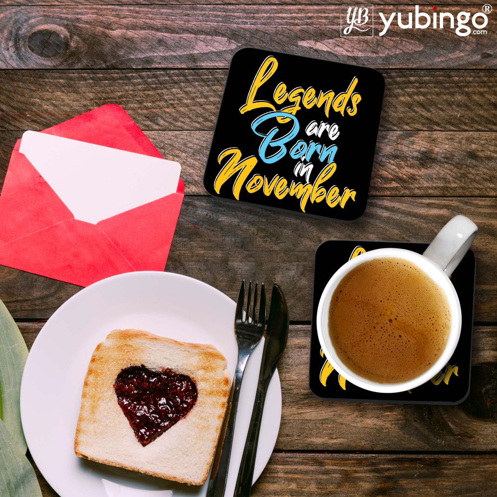November Legends Coasters