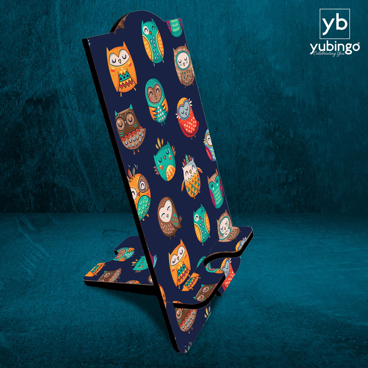 Owly Pattern Mobile Stand-Image4