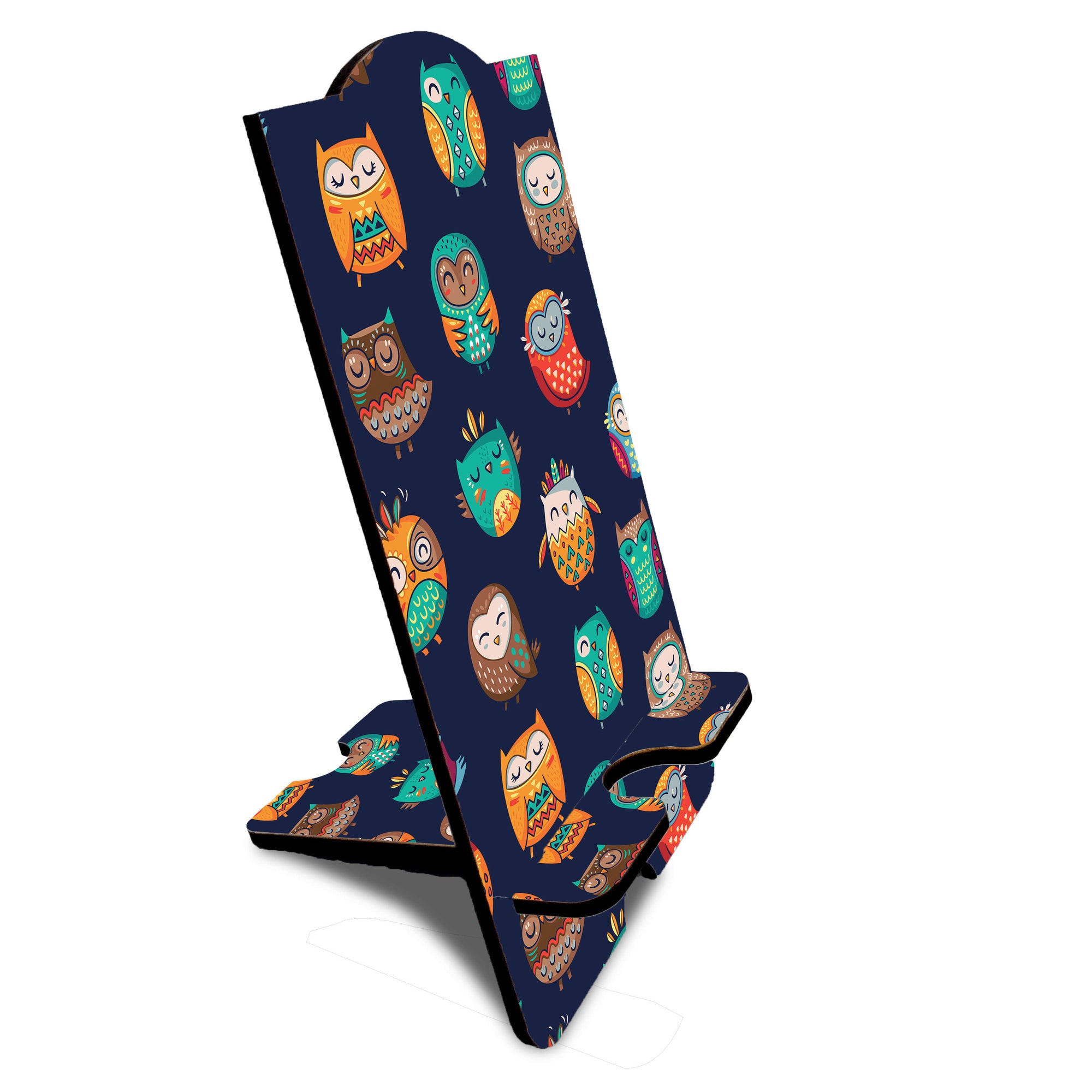 Owly Pattern Mobile Stand