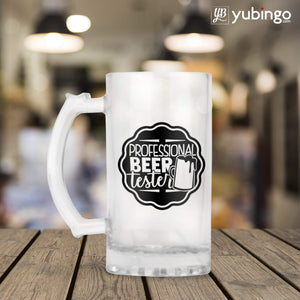 Professional Beer Tester Beer Mug-Image3