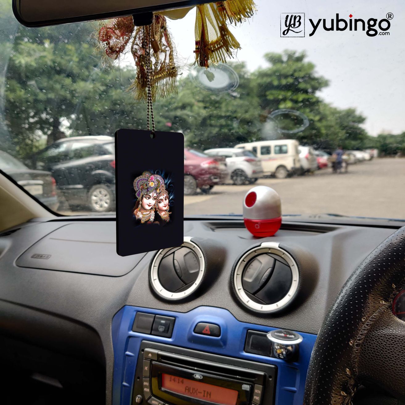 Radha And Krishna Car Hanging-Image2