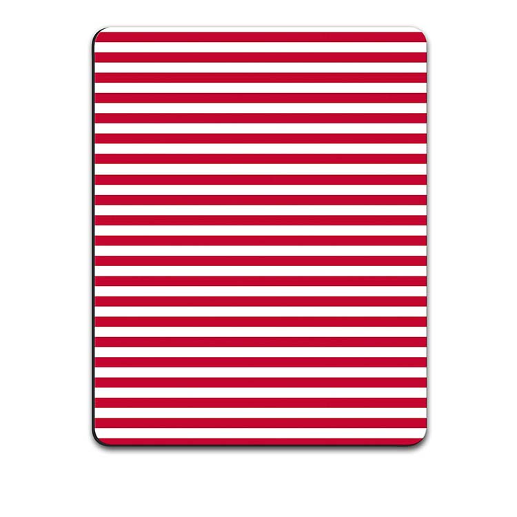 Red Stripes Mouse Pad