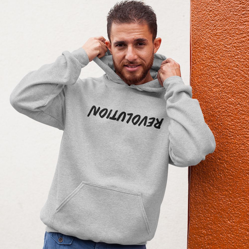 Revolution.. Hoodie-Grey