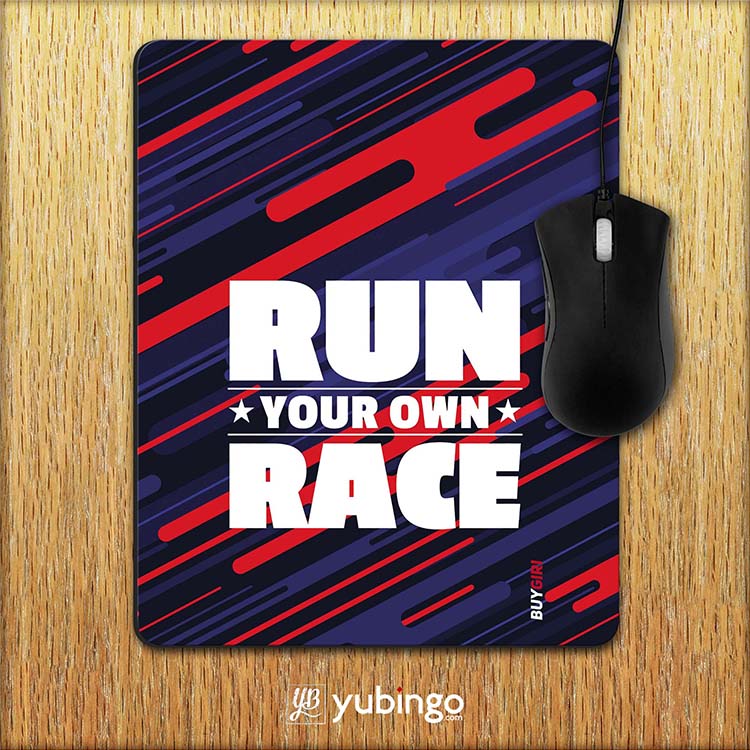 Run Own Race Mouse Pad