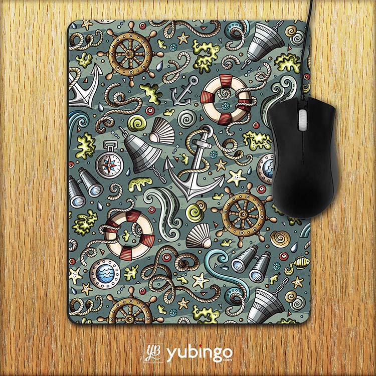 Sea Green Mouse Pad-Image2