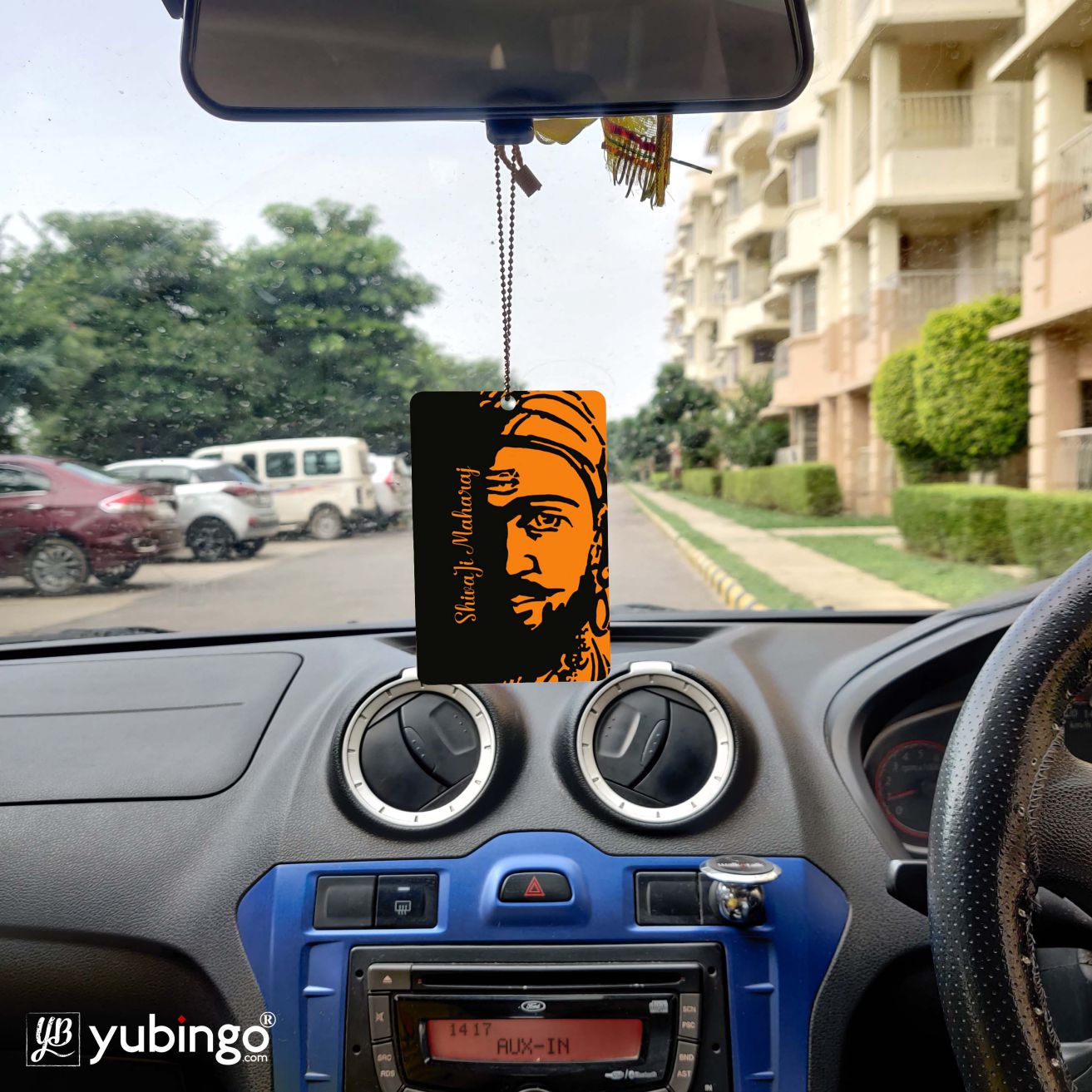 Shivaji Maharaj Car Hanging-Image6