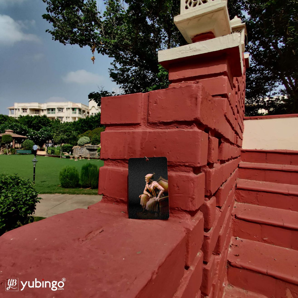 Shivaji Photo Car Hanging-Image3