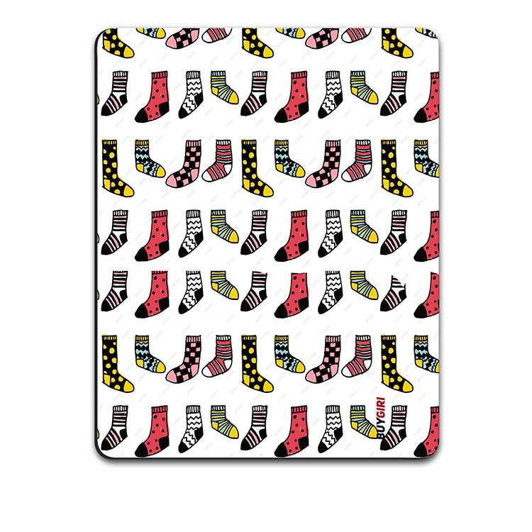 Socks Pattern Mouse Pad