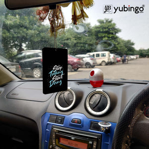 Stop Talking Car Hanging-Image2