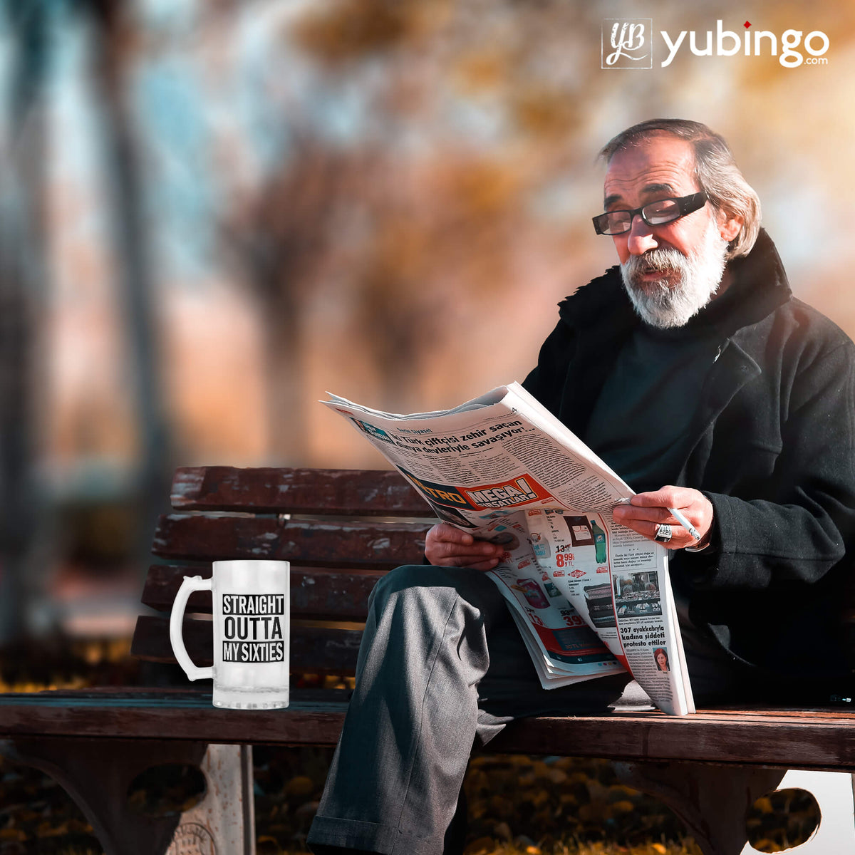 Straight Outta Sixties Beer Mug-Image2