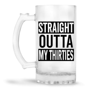 Straight Outta Thirties Beer Mug