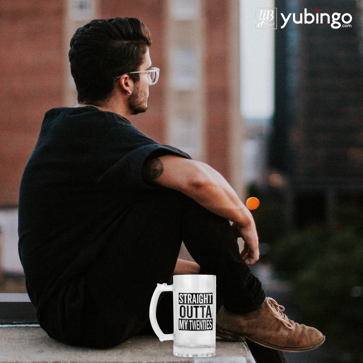 Straight Outta Twenties Beer Mug-Image4