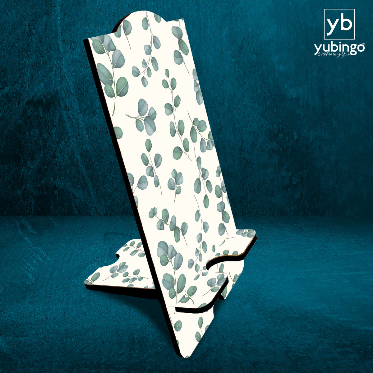 Subtle Leafy Pattern Mobile Stand-Image4