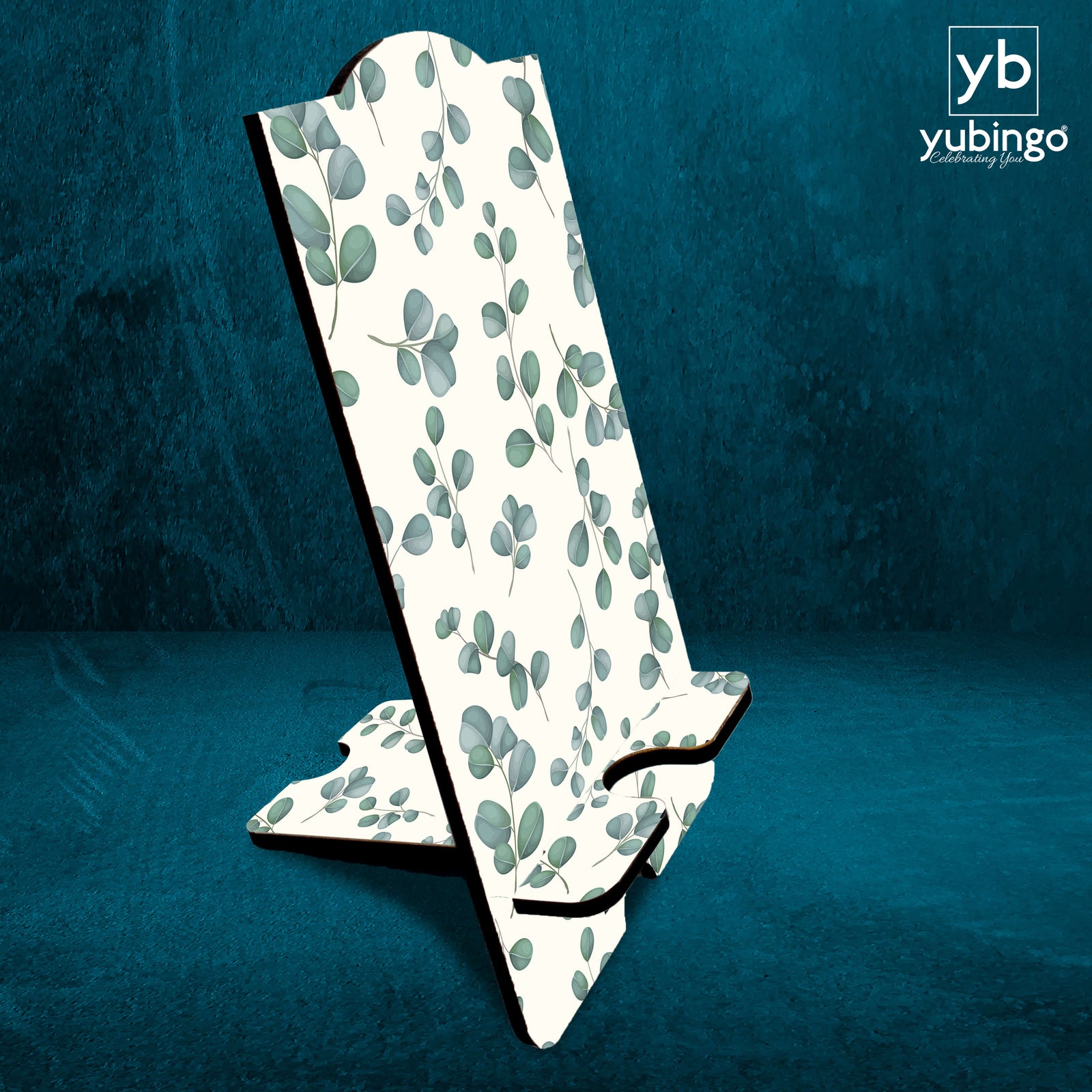 Subtle Leafy Pattern Mobile Stand-Image4