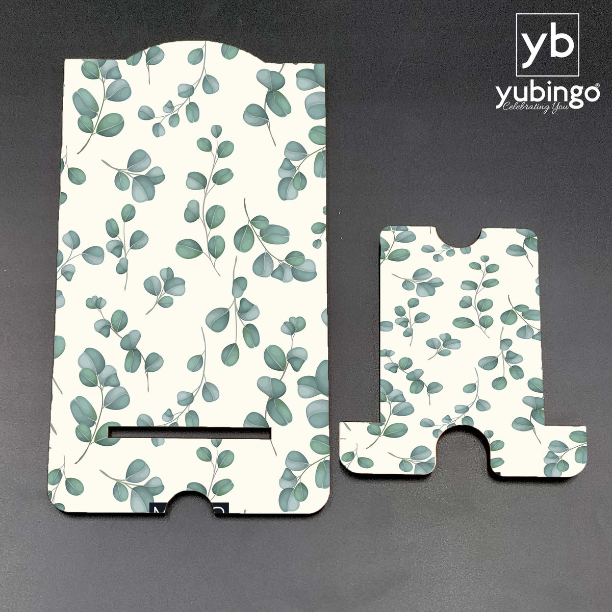 Subtle Leafy Pattern Mobile Stand-Image5