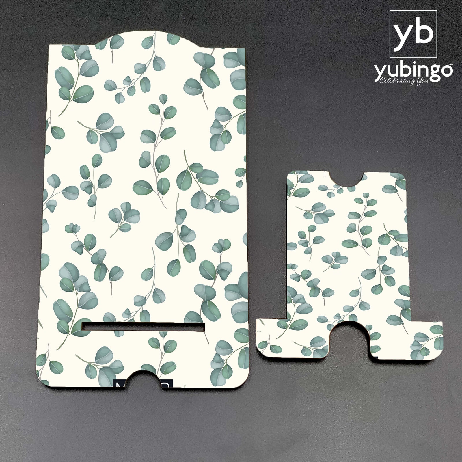 Subtle Leafy Pattern Mobile Stand-Image5