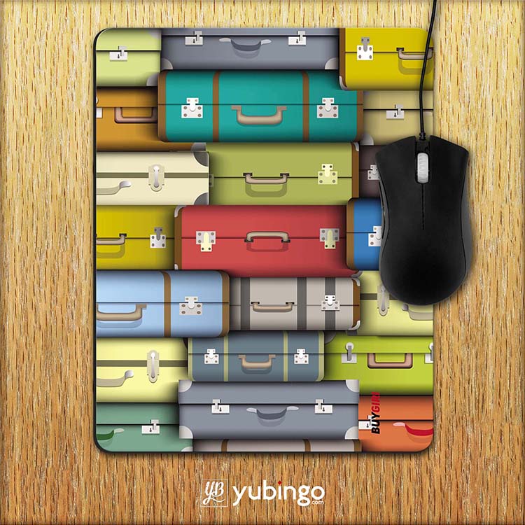 Suitcases Mouse Pad