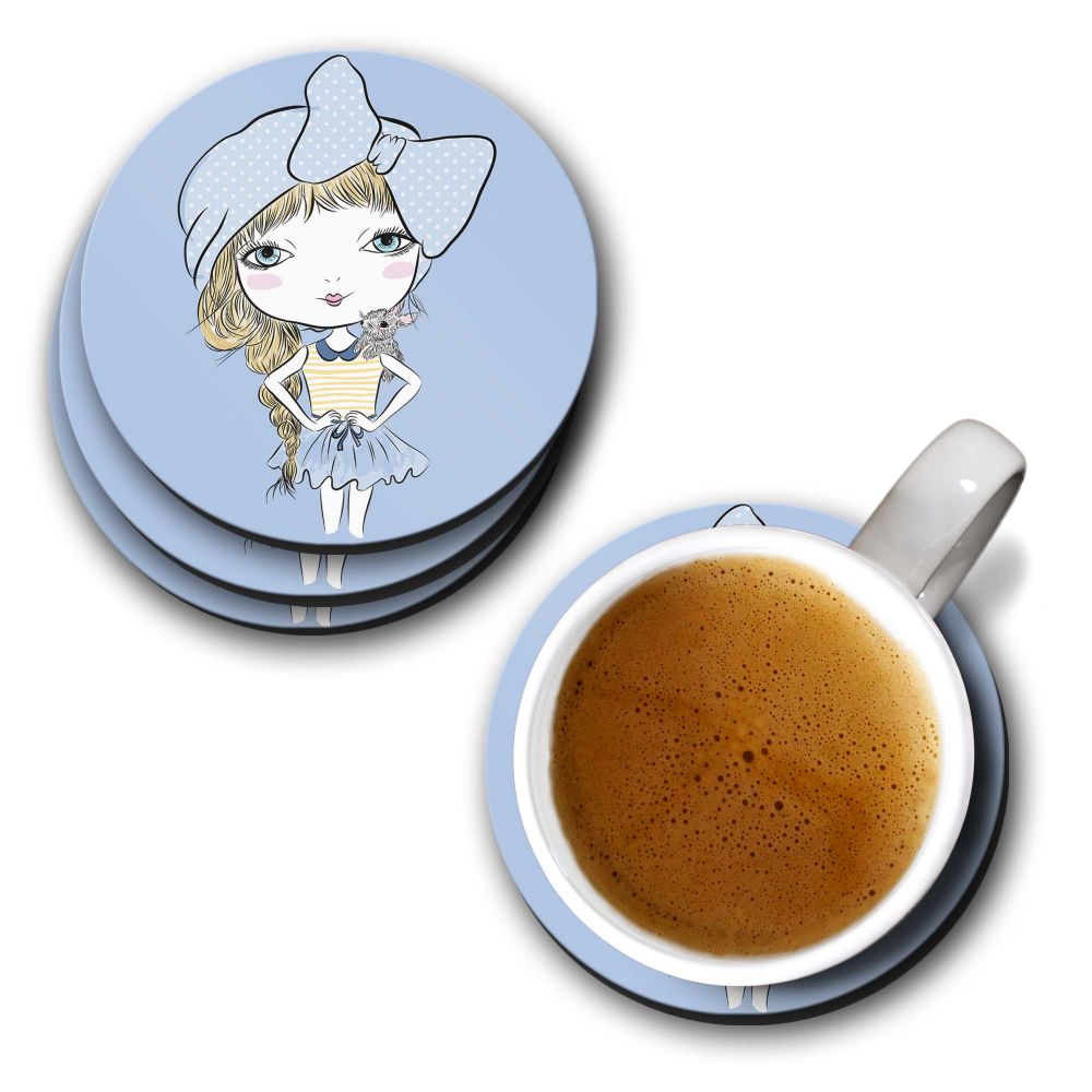 Sweet Little Girl Coasters