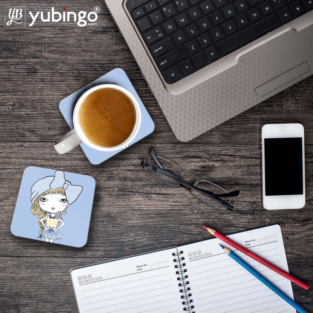 Sweet Little Girl Coasters-Image3