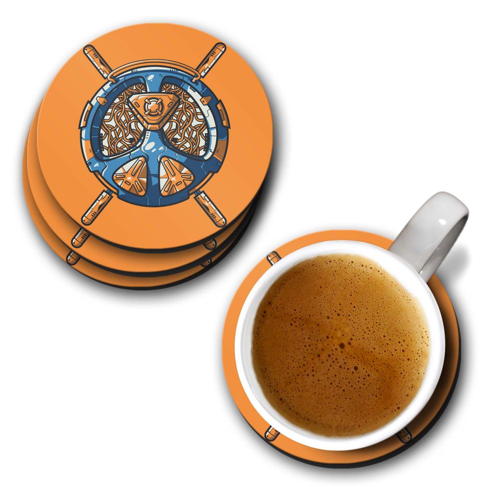 The Cool Shield Coasters