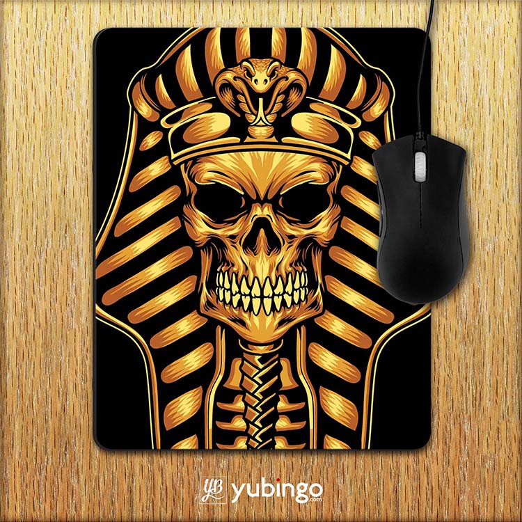 The Mummy Skull Mouse Pad