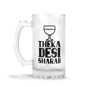Theka Desi Sharab Beer Mug