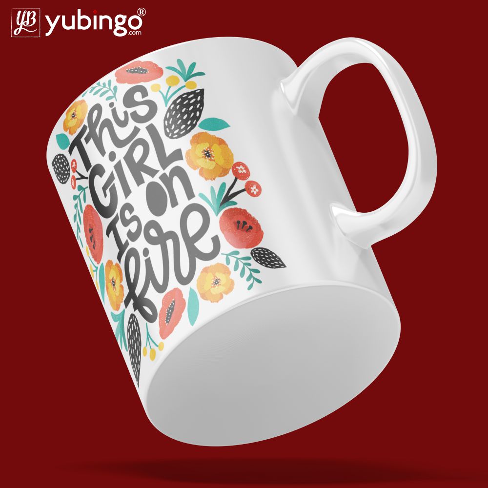 This Girl is One Fire Coffee Mug-Image5