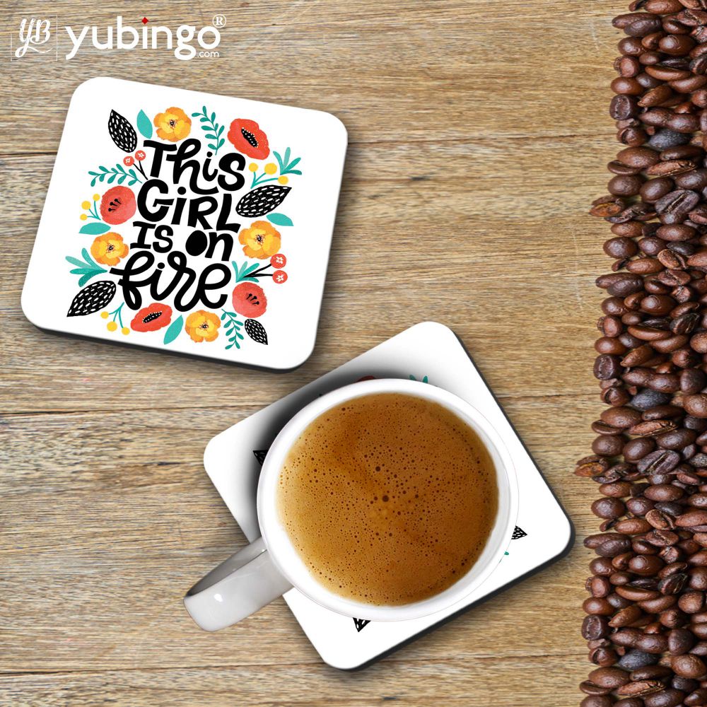 This Girl is One Fire Coasters-Image4