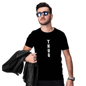 THUG Men T-Shirt-Black