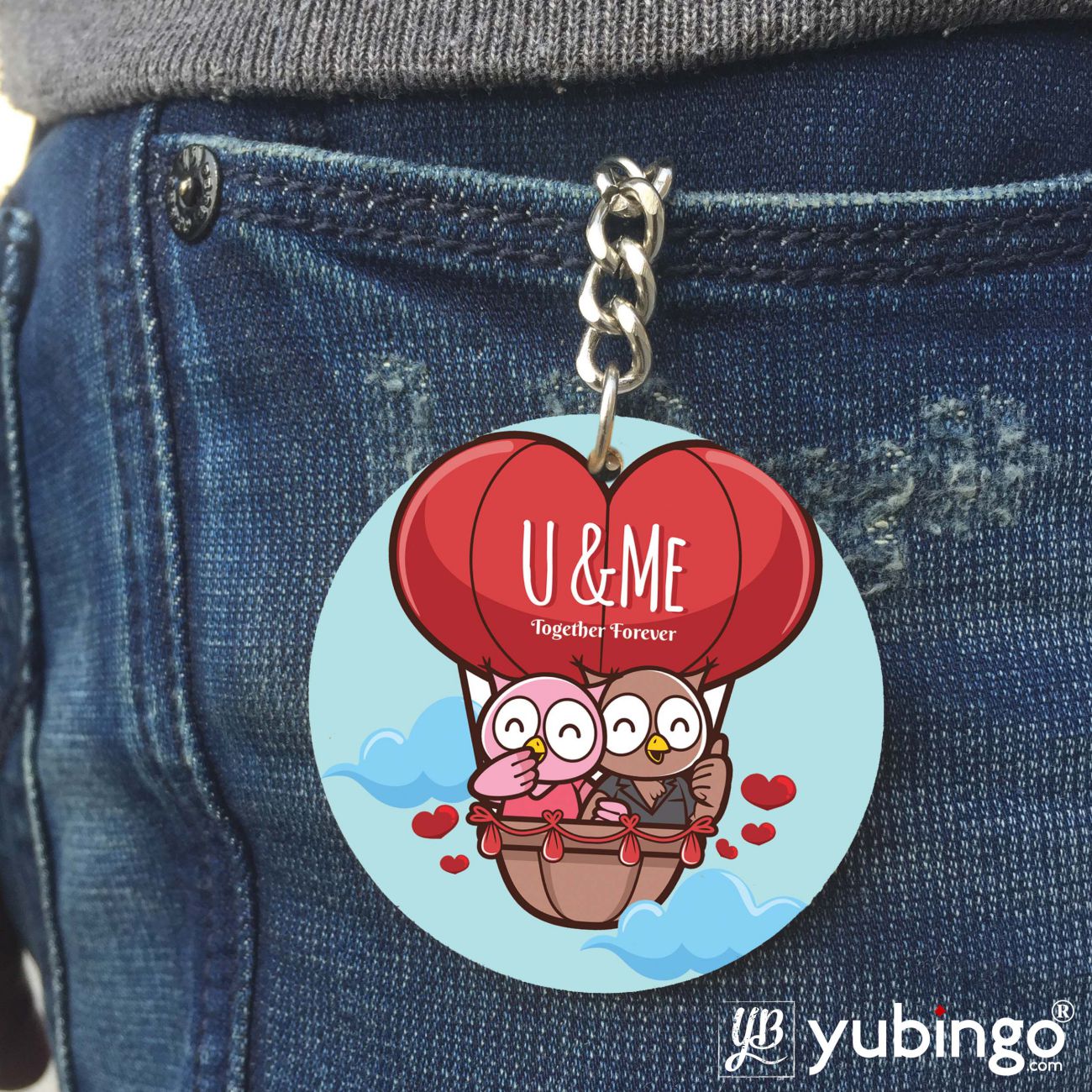 Together Forever Always Coffee Mug with Coaster and Keychain-Image4