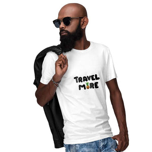 Travel More Men T-Shirt-White