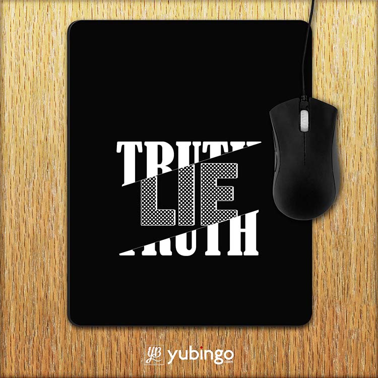 Truth and Lie Mouse Pad