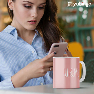 U and Me Cushion, Coffee Mug with Coaster and Keychain-Image4