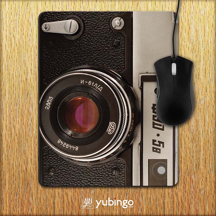 Vintage Camera Mouse Pad