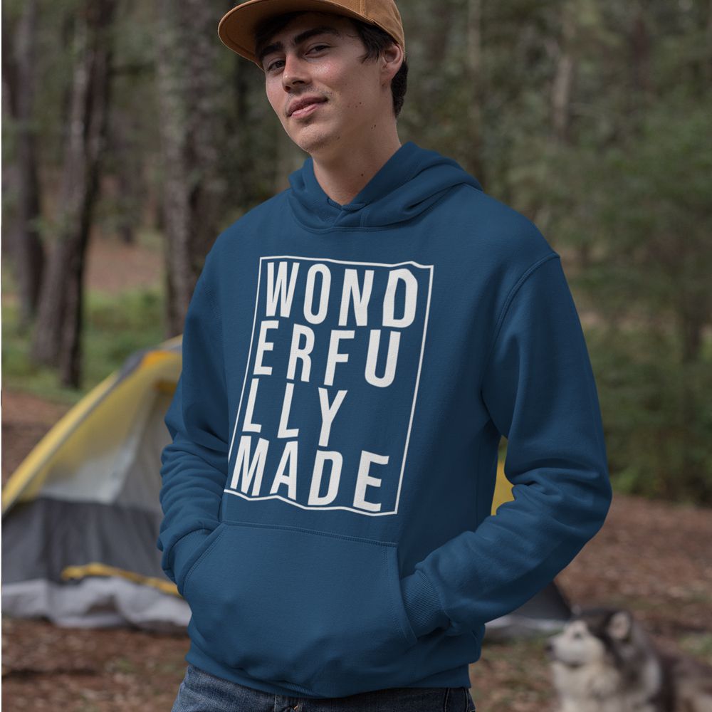 Wonderfully Made Hoodie-Black