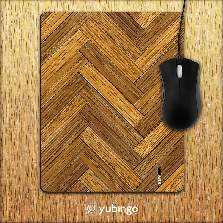 Wood Pattern Mouse Pad