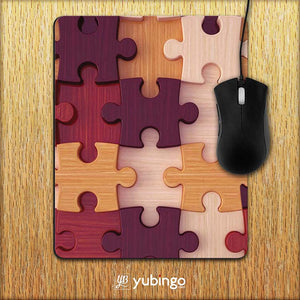 Wooden Jigsaw Mouse Pad-Image2