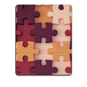 Wooden Jigsaw Mouse Pad