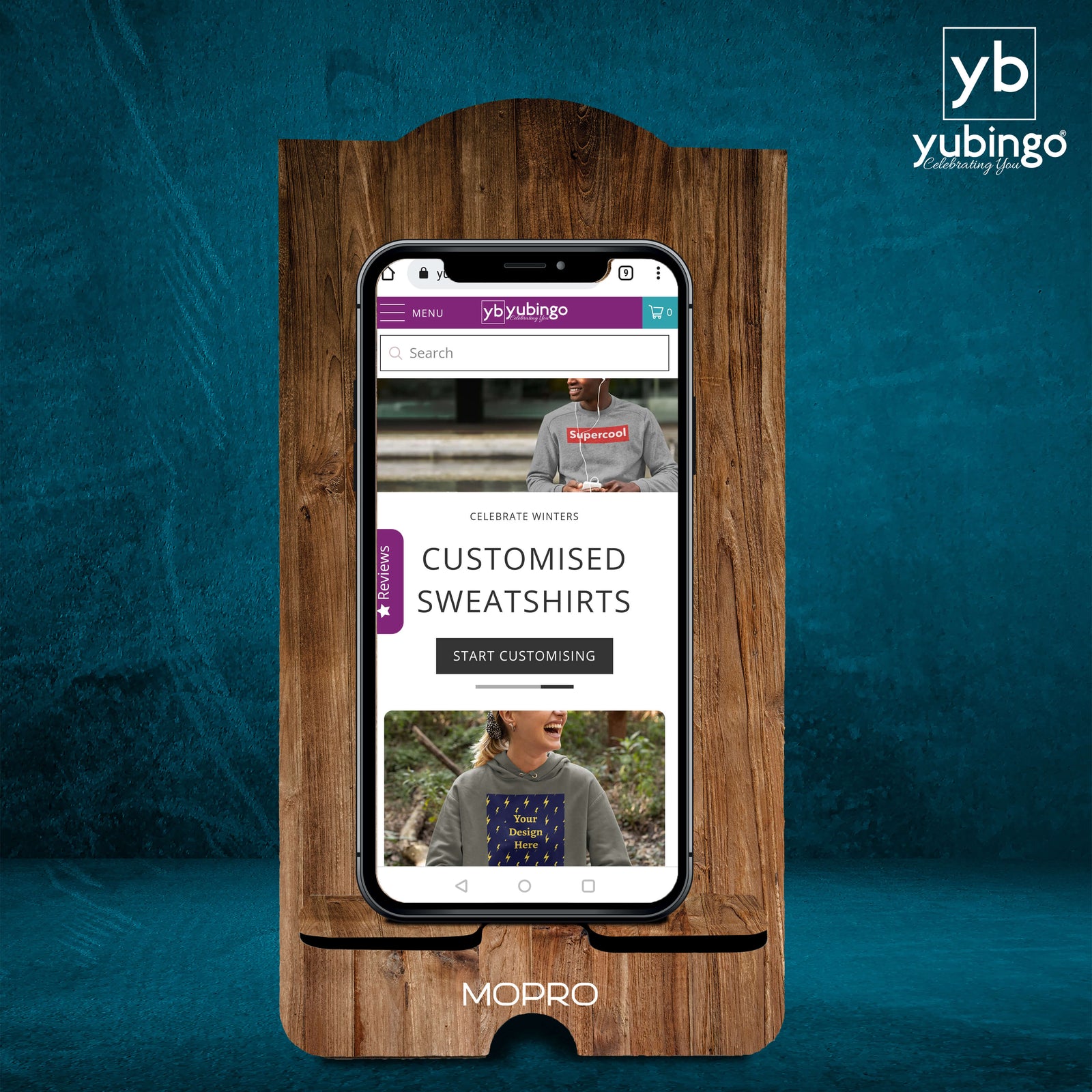 Woody Delight Mobile Stand-Image2