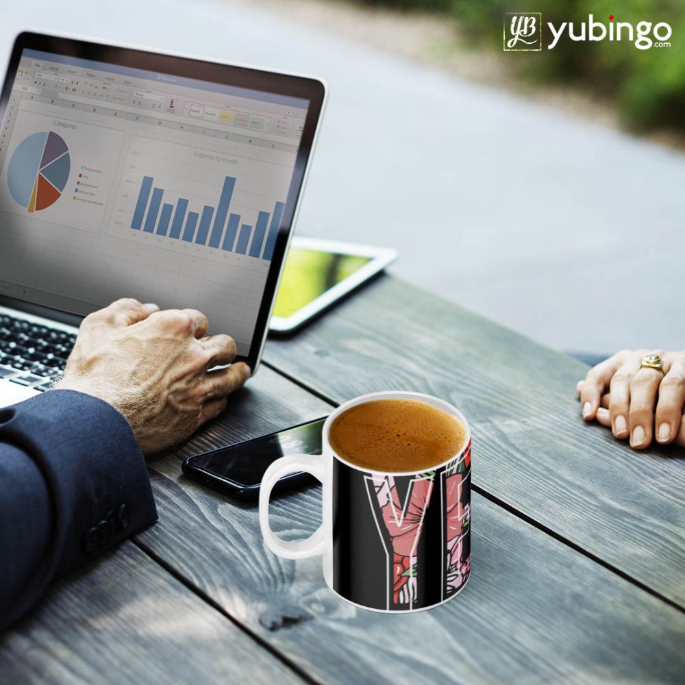 Yeah Pattern Coffee Mug-Image2